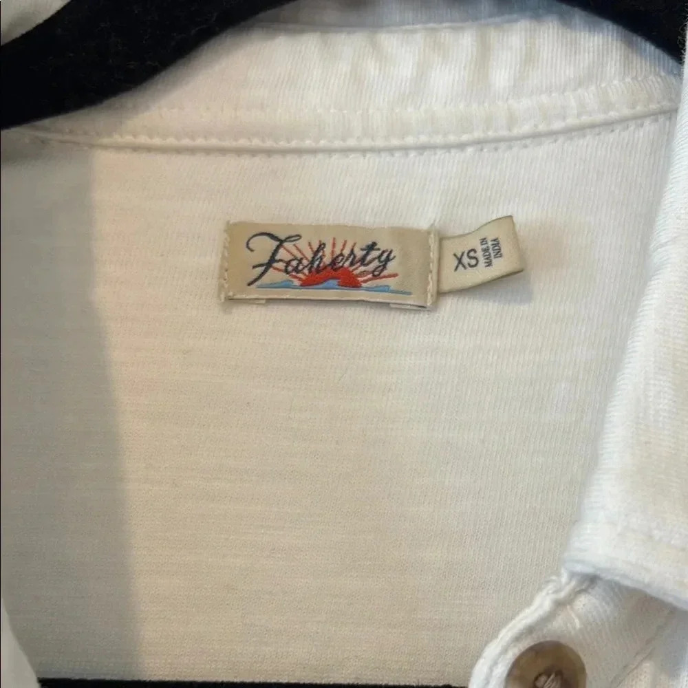 Faherty White Button Down Shirt - image 2